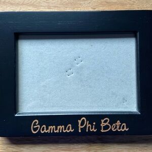 Gamma Phi Beta Black Picture Frame